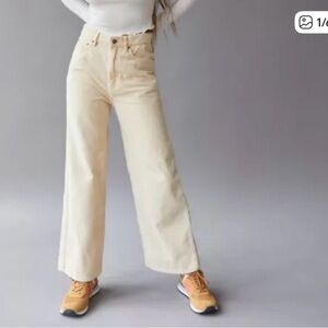 BDG Jeans Women’s 27 Tan High and Wide Denim Pants Wide Leg High Rise
